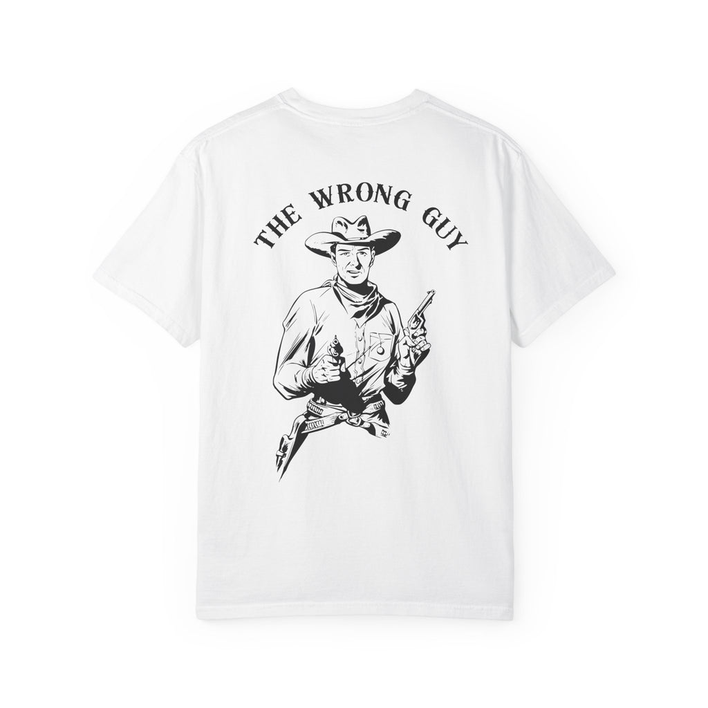 The Wrong Guy Shooter T-shirt
