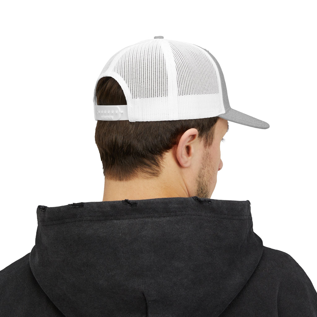 The Wrong Guy Smokers Trucker Hat (Embroidered)